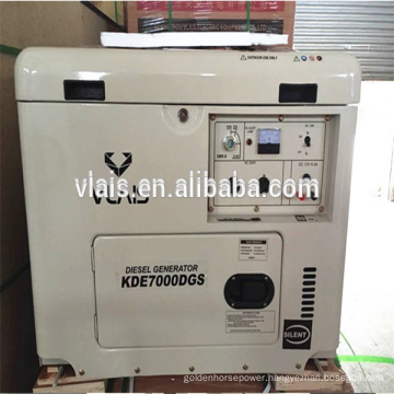 KDE6700T vlais export china power 5kw diesel generator set factory price